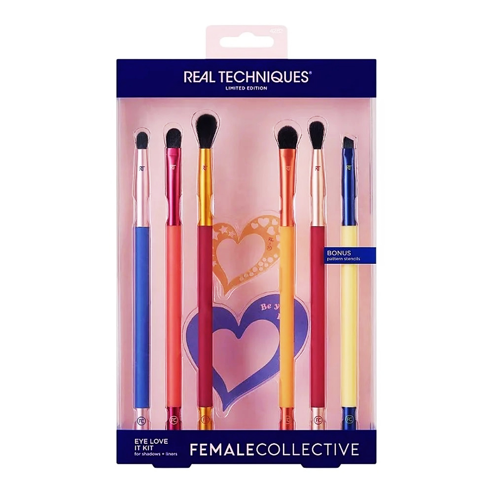 Bộ Cọ Mắt Yêu Thương Real Techniques Dare To Be You X Female Collective Eye Love It Makeup Brush Kit